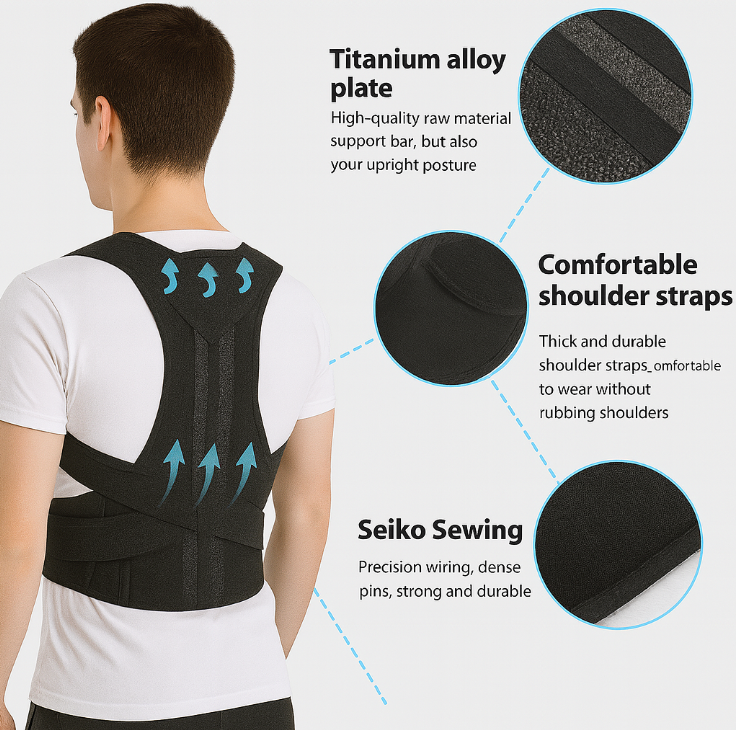 Back Brace Posture Corrector for Women & Men
