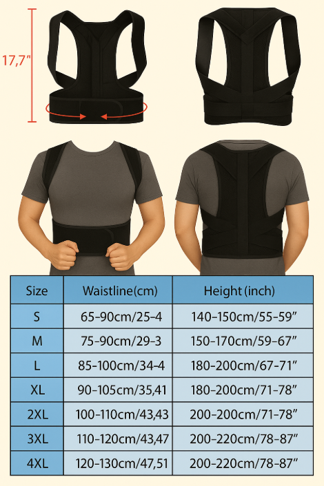 Back Brace Posture Corrector for Women & Men